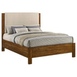  Coaster Furniture Adderley 215851Q Queen Wood Panel Bed   - Cream/Warm Brown IMAGE 1