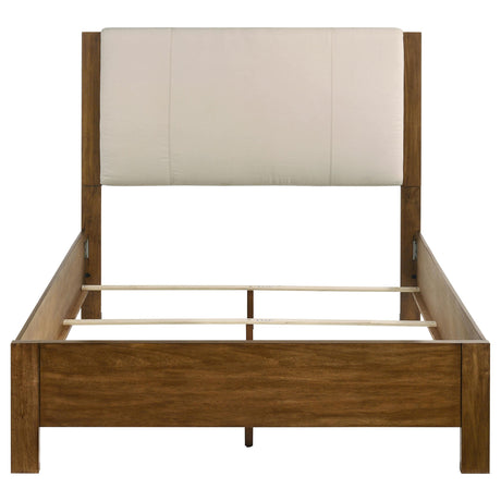  Coaster Furniture Adderley 215851Q Queen Wood Panel Bed   - Cream/Warm Brown IMAGE 8