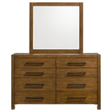  Coaster Furniture Adderley 215853M 8-drawer Bedroom Dresser and Mirror - Warm Brown IMAGE 9