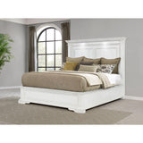  Coaster Furniture McKinney 215871KE Eastern King LED Light Panel Bed - Vintage White IMAGE 5