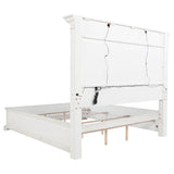  Coaster Furniture McKinney 215871KW California King LED Light Panel Bed - Vintage White IMAGE 2