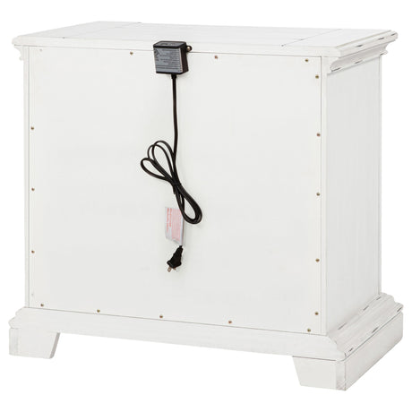  Coaster Furniture McKinney 215872 2-drawer Nightstand with Dual USB - Vintage White IMAGE 11