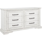  Coaster Furniture McKinney 215873 6-drawer Bedroom Dresser Cabinet - Vintage White IMAGE 1