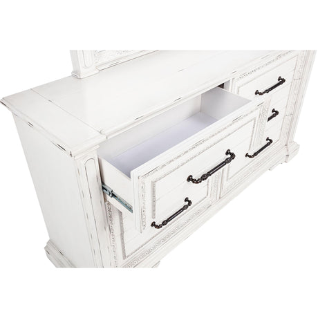 Coaster Furniture McKinney 215873 6-drawer Bedroom Dresser Cabinet - Vintage White IMAGE 10