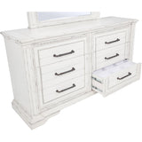  Coaster Furniture McKinney 215873 6-drawer Bedroom Dresser Cabinet - Vintage White IMAGE 11