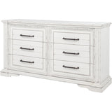  Coaster Furniture McKinney 215873 6-drawer Bedroom Dresser Cabinet - Vintage White IMAGE 4