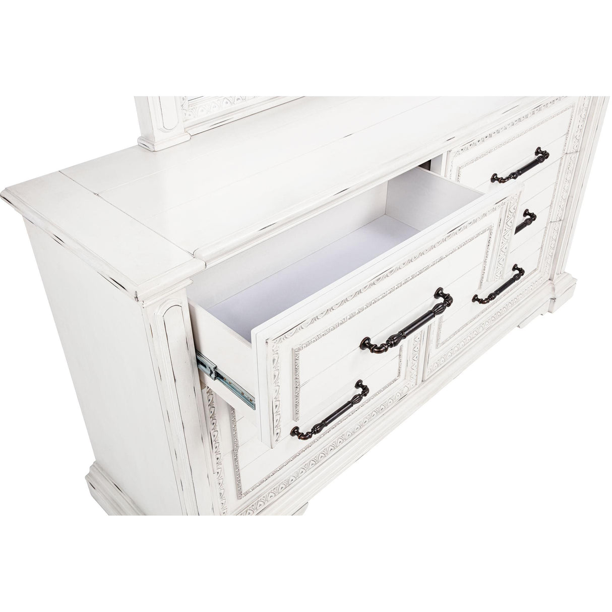  Coaster Furniture McKinney 215873M 6-drawer Bedroom Dresser with Mirror - Vintage White IMAGE 11