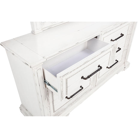  Coaster Furniture McKinney 215873M 6-drawer Bedroom Dresser with Mirror - Vintage White IMAGE 11