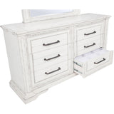  Coaster Furniture McKinney 215873M 6-drawer Bedroom Dresser with Mirror - Vintage White IMAGE 12