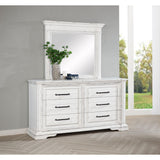  Coaster Furniture McKinney 215873M 6-drawer Bedroom Dresser with Mirror - Vintage White IMAGE 2