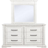  Coaster Furniture McKinney 215873M 6-drawer Bedroom Dresser with Mirror - Vintage White IMAGE 3