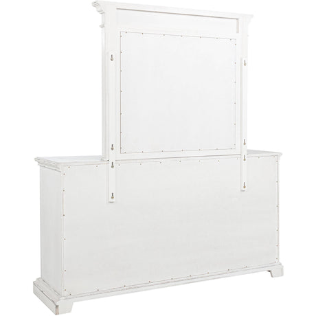  Coaster Furniture McKinney 215873M 6-drawer Bedroom Dresser with Mirror - Vintage White IMAGE 6