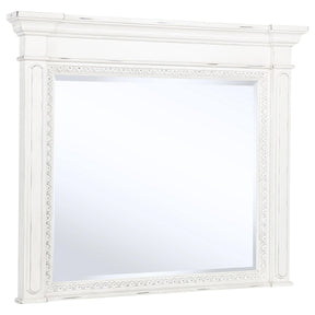  Coaster Furniture McKinney 215874 Dresser Mirror - Vintage White IMAGE 1