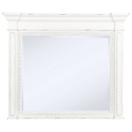  Coaster Furniture McKinney 215874 Dresser Mirror - Vintage White IMAGE 3