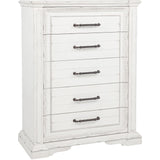  Coaster Furniture McKinney 215875 5-drawer Bedroom Chest - Vintage White IMAGE 1