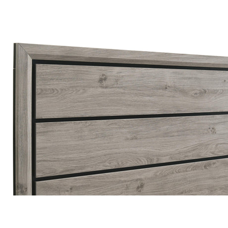  Coaster Furniture Valen 215911KW Wood California King Panel Bed - Light Taupe IMAGE 3