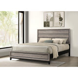  Coaster Furniture Valen 215911KW Wood California King Panel Bed - Light Taupe IMAGE 4