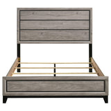  Coaster Furniture Valen 215911Q Wood Queen Panel Bed - Light Taupe IMAGE 2