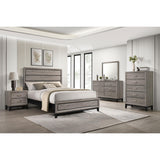  Coaster Furniture Valen 215911Q Wood Queen Panel Bed - Light Taupe IMAGE 8