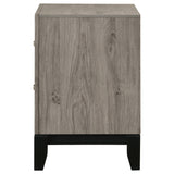  Coaster Furniture Valen 215912 2-drawer Nightstand Bedside Table - Light Taupe IMAGE 3