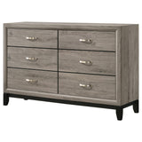  Coaster Furniture Valen 215913 6-drawer Bedroom Dresser Cabinet - Light Taupe IMAGE 10