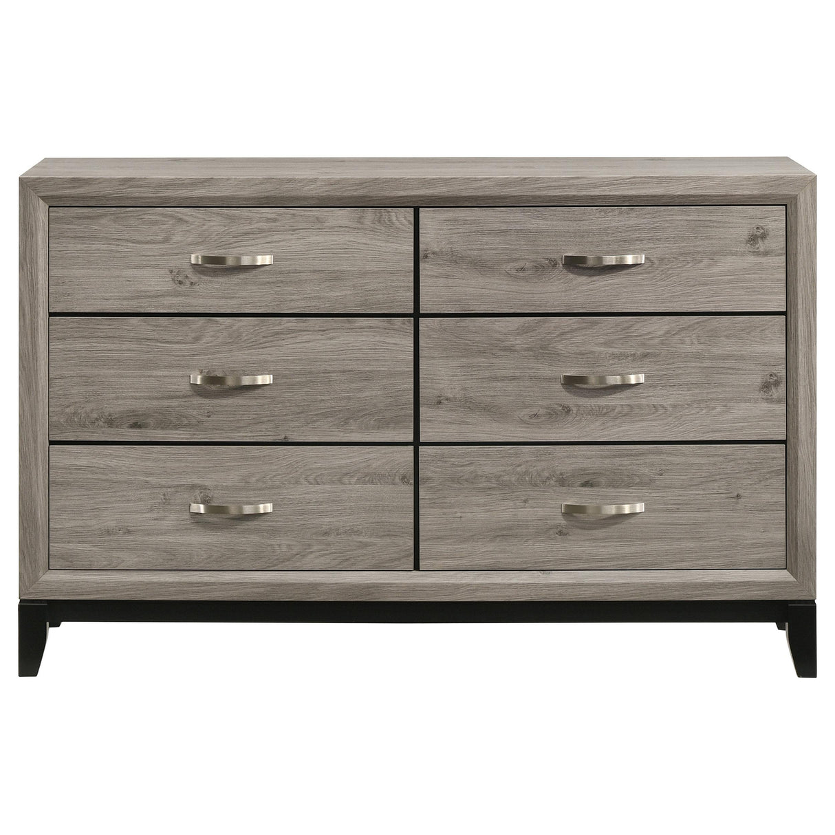  Coaster Furniture Valen 215913 6-drawer Bedroom Dresser Cabinet - Light Taupe IMAGE 7