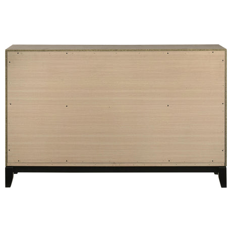  Coaster Furniture Valen 215913 6-drawer Bedroom Dresser Cabinet - Light Taupe IMAGE 8