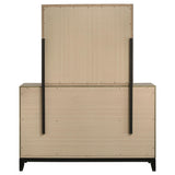  Coaster Furniture Valen 215913M 6-drawer Bedroom Dresser and Mirror - Light Taupe IMAGE 7