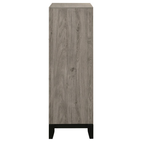  Coaster Furniture Valen 215915 5-drawer Bedroom Chest - Light Taupe IMAGE 2