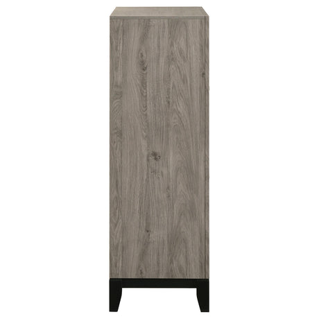  Coaster Furniture Valen 215915 5-drawer Bedroom Chest - Light Taupe IMAGE 3