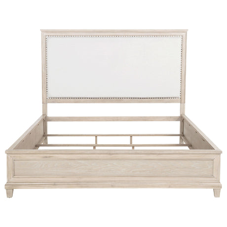  Coaster Furniture Pembroke 215921KE 66-inch Eastern King Panel Bed - Washed Oak IMAGE 10