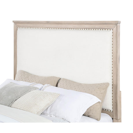  Coaster Furniture Pembroke 215921Q 66-inch Queen Panel Bed - Washed Oak IMAGE 7