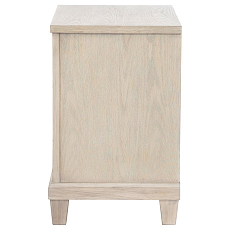  Coaster Furniture Pembroke 215922 2-drawer Nightstand Bedside Table - Washed Oak IMAGE 9