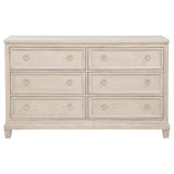  Coaster Furniture Pembroke 215923 6-drawer Bedroom Dresser Cabinet - Washed Oak IMAGE 13