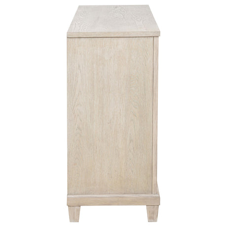  Coaster Furniture Pembroke 215923 6-drawer Bedroom Dresser Cabinet - Washed Oak IMAGE 3