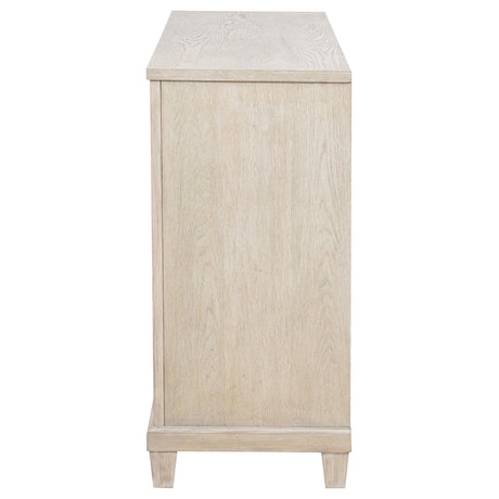  Coaster Furniture Pembroke 215923 6-drawer Bedroom Dresser Cabinet - Washed Oak IMAGE 4