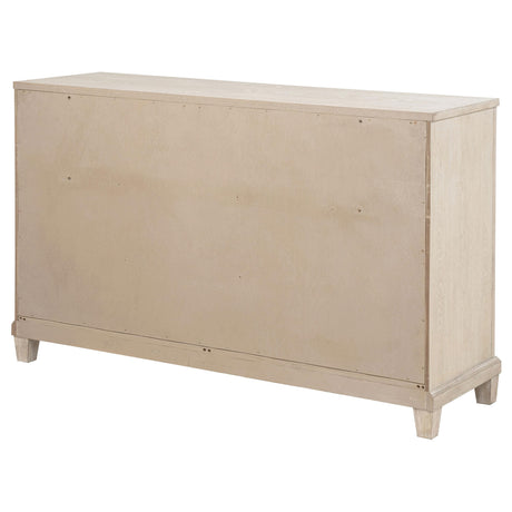  Coaster Furniture Pembroke 215923 6-drawer Bedroom Dresser Cabinet - Washed Oak IMAGE 9