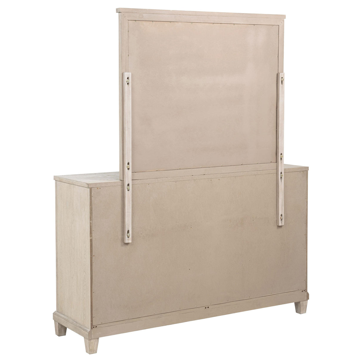  Coaster Furniture Pembroke 215923M 6-drawer Bedroom Dresser with Mirror - Washed Oak IMAGE 5