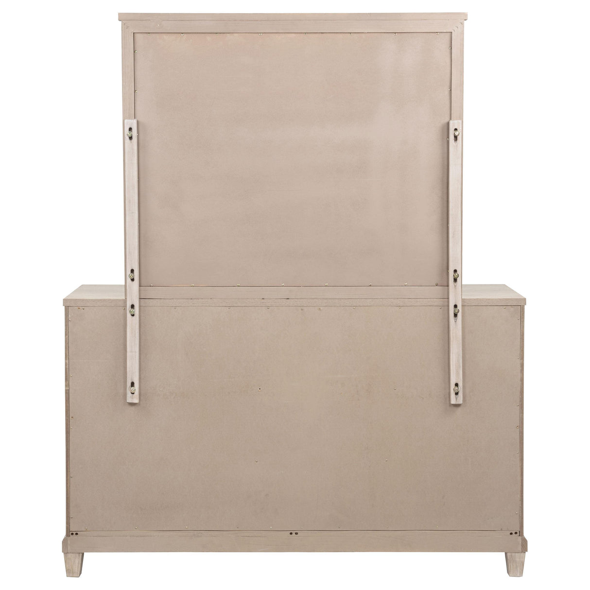  Coaster Furniture Pembroke 215923M 6-drawer Bedroom Dresser with Mirror - Washed Oak IMAGE 7