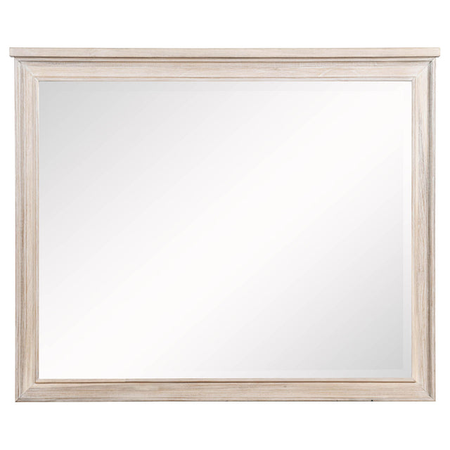  Coaster Furniture Pembroke 215924 Dresser Mirror - Washed Oak IMAGE 1