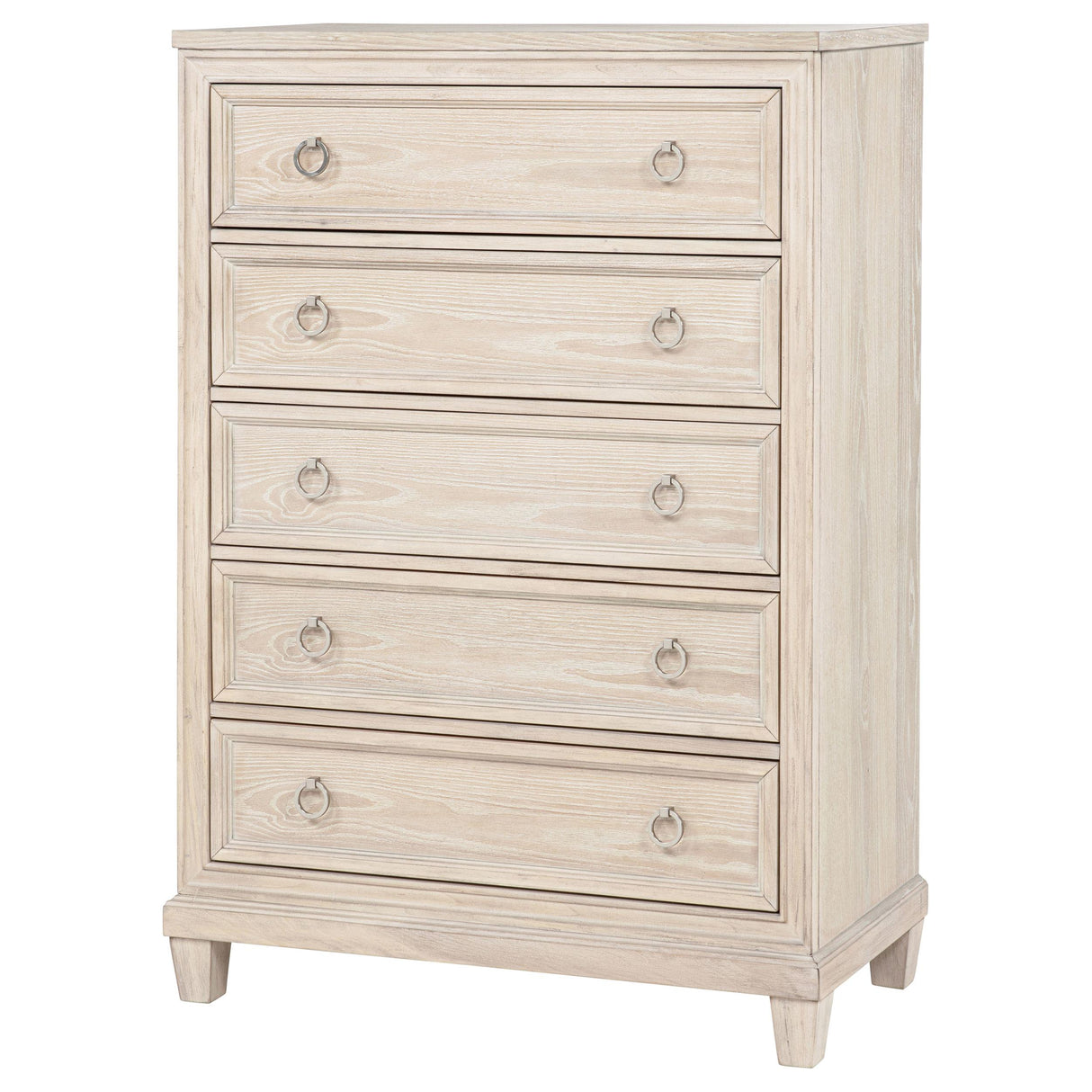  Coaster Furniture Pembroke 215925 5-drawer Chest - Washed Oak IMAGE 12