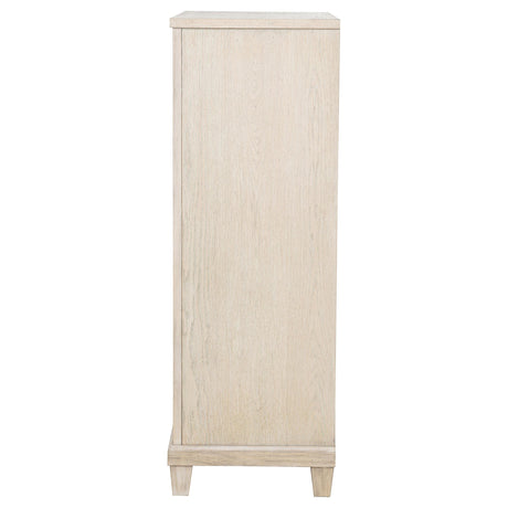  Coaster Furniture Pembroke 215925 5-drawer Chest - Washed Oak IMAGE 2