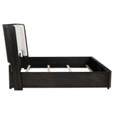  Coaster Furniture Leandro 222491KE 55-inch Eastern King Wingback Bed - Burnished Black IMAGE 11