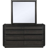  Coaster Furniture Leandro 222493M 8-drawer Bedroom Dresser with Mirror - Burnished Black IMAGE 3