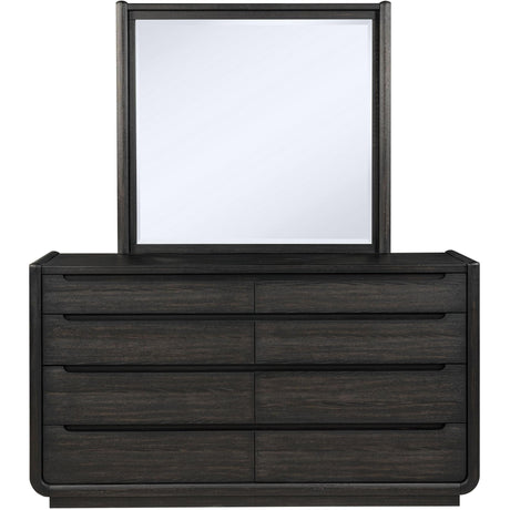  Coaster Furniture Leandro 222493M 8-drawer Bedroom Dresser with Mirror - Burnished Black IMAGE 3