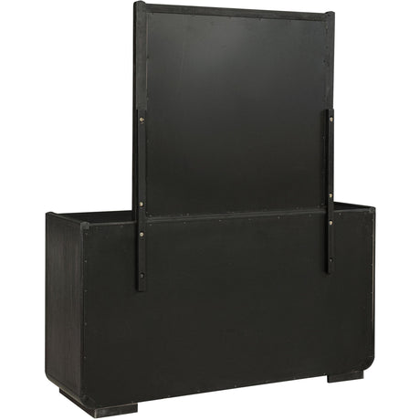 Coaster Furniture Leandro 222493M 8-drawer Bedroom Dresser with Mirror - Burnished Black IMAGE 6
