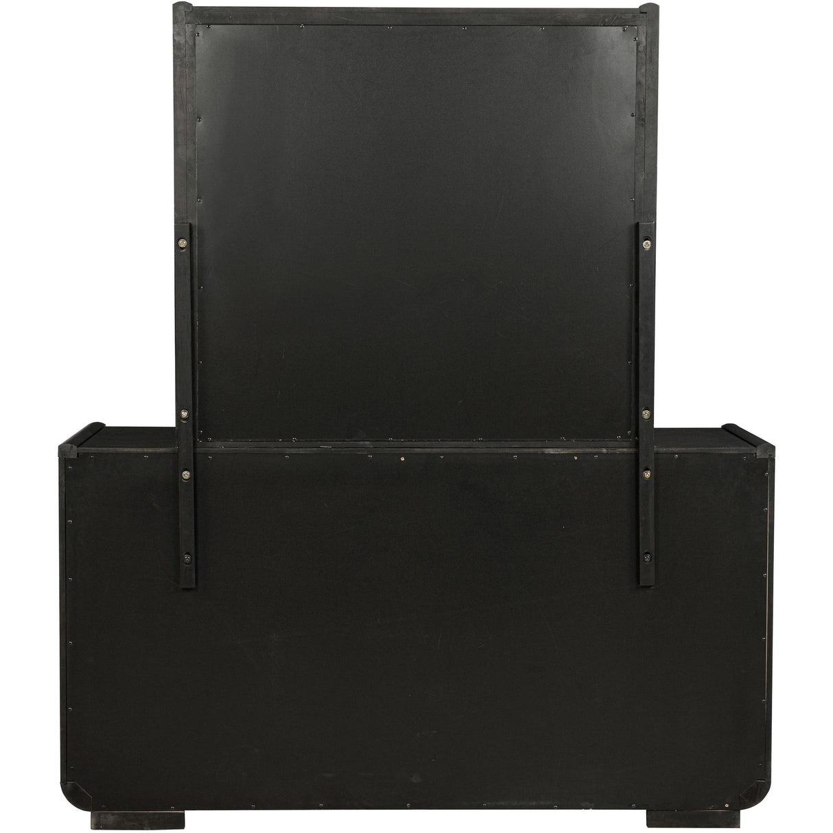  Coaster Furniture Leandro 222493M 8-drawer Bedroom Dresser with Mirror - Burnished Black IMAGE 7