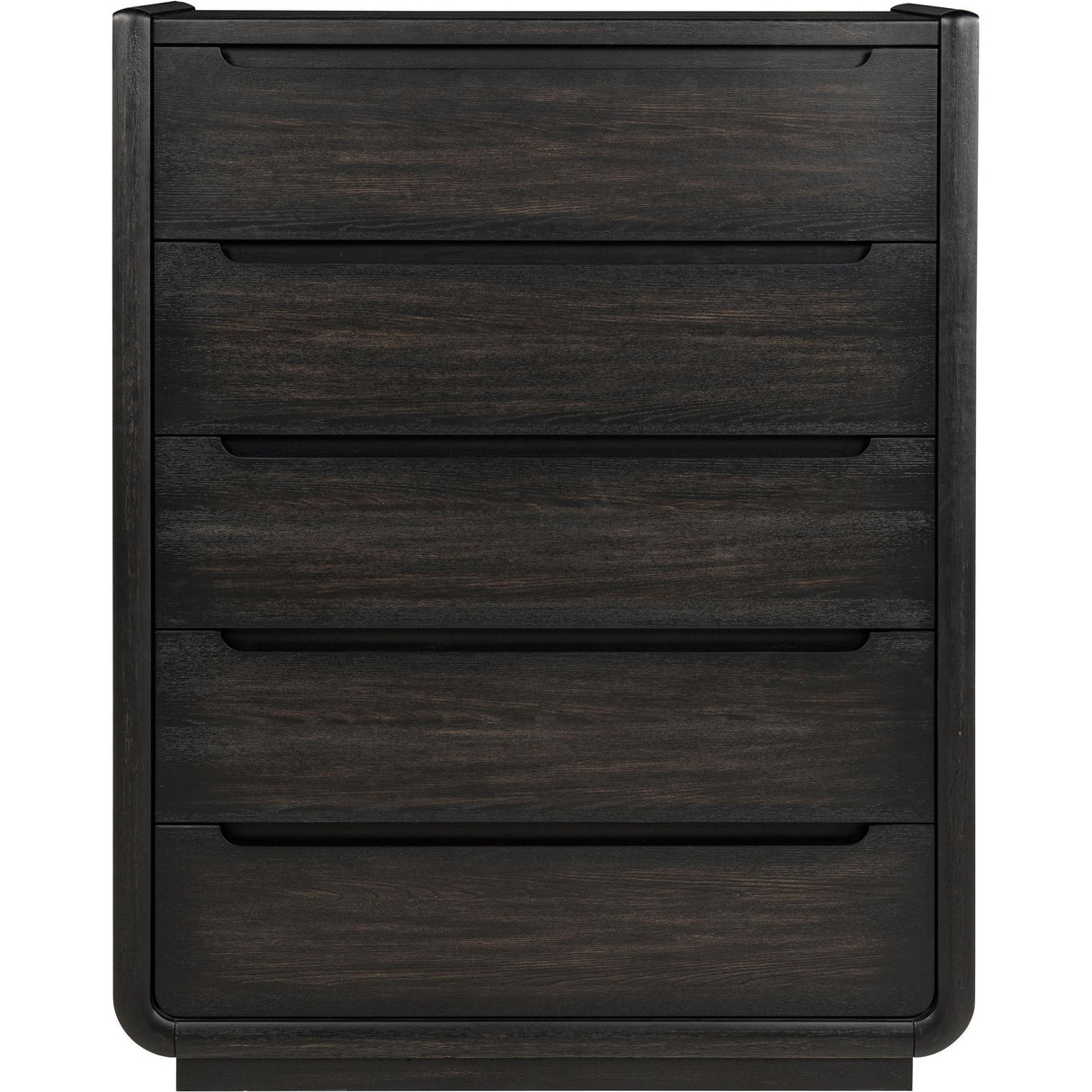  Coaster Furniture Leandro 222495 5-drawer Bedroom Chest - Burnished Black IMAGE 3