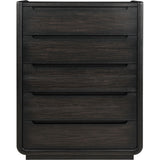  Coaster Furniture Leandro 222495 5-drawer Bedroom Chest - Burnished Black IMAGE 3