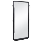  Coaster Furniture Leandro 222498 76-inch Full Length Floor Mirror - Burnished Black IMAGE 1